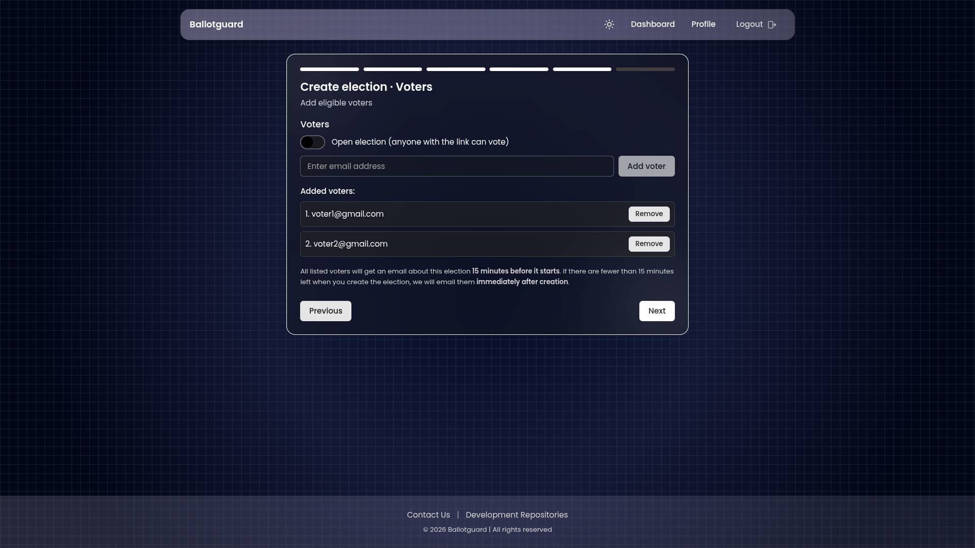 Landing Page